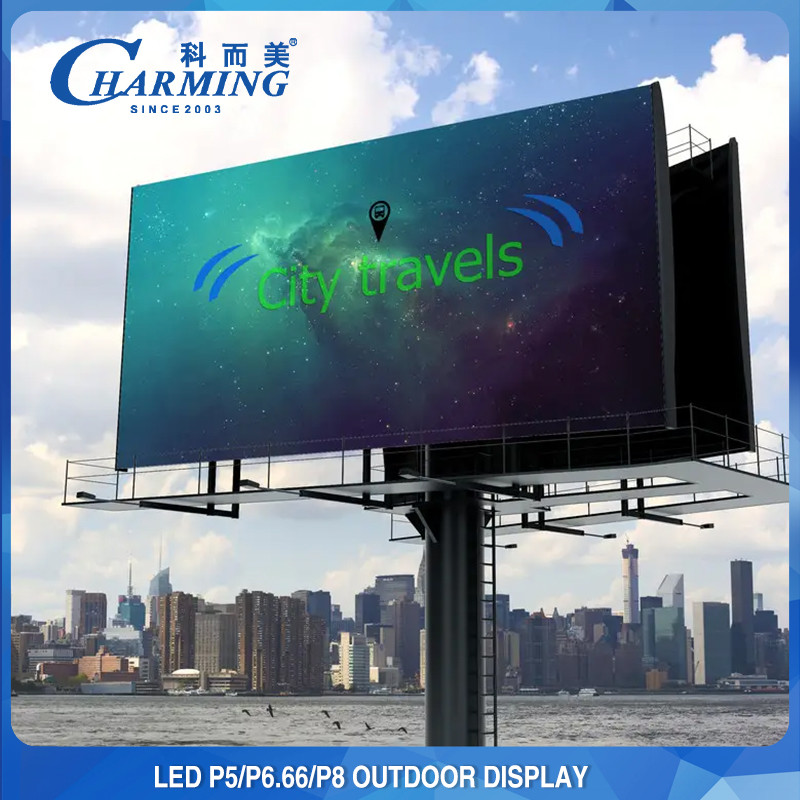 5500CD P5 Outdoor LED Video Wall 9600*960mm Smd2525 130° View Angle