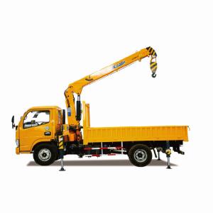 Wholesale 4 Ton Dongfeng Cargo Pickup Lorry Crane With 360 Degree Rotation And Hydraulic Boom from china suppliers