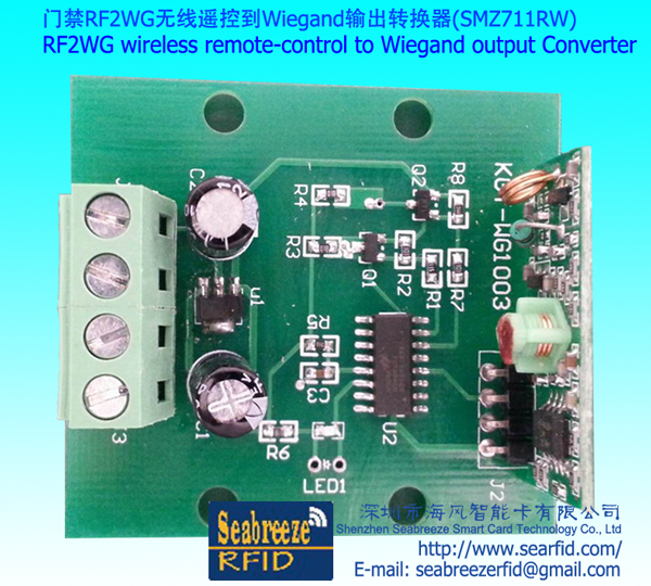 Access control Wiegand signal converter module series