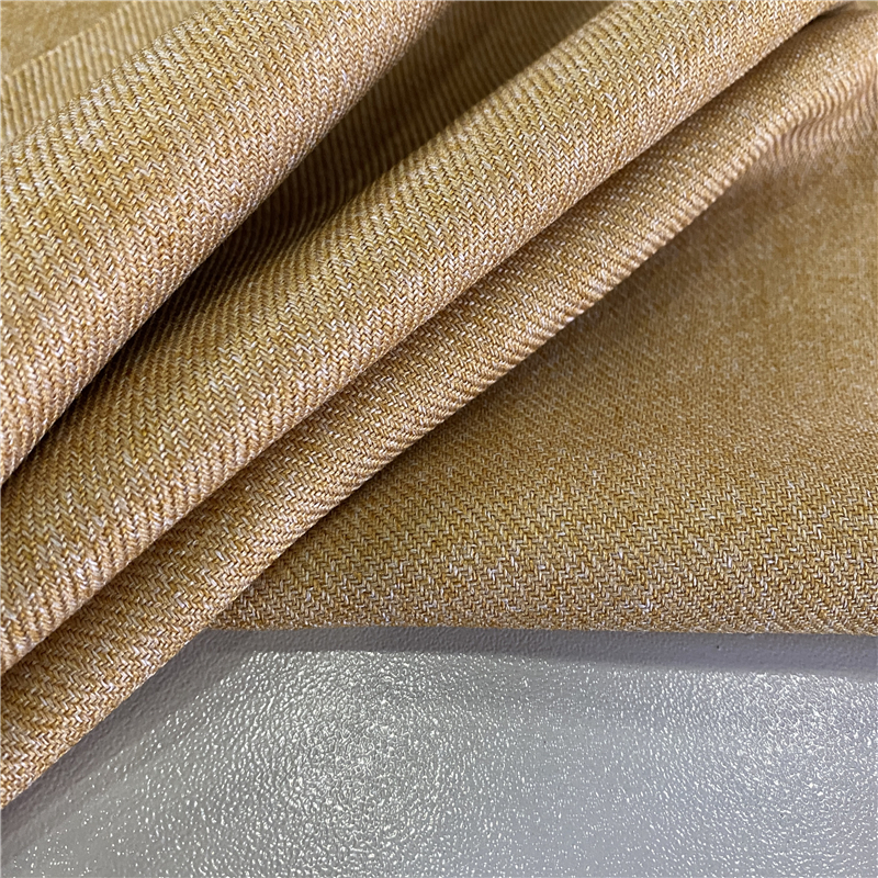 Dyed Heavyweight Mechanical Stretch Cavalry Twill Cation 325GSM Fake Wool Fabric for Suits