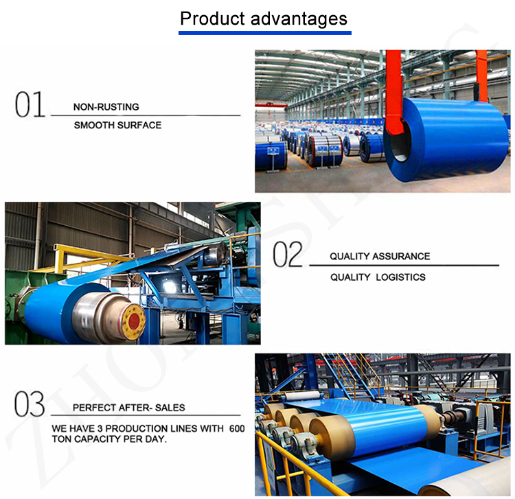 RAL3003 Z60 20/7 Color Coated Steel Coil PPGI Steel Coil Prepainted Galvanized Steel Coil with Non-chromate Passivated