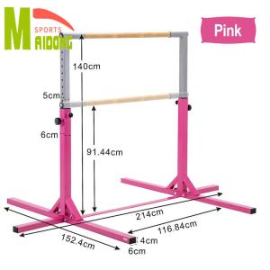 Wholesale Customized Logo Spray Gymnastics Horizontal Bar For Outdoor Anti-Corrosion Steel from china suppliers
