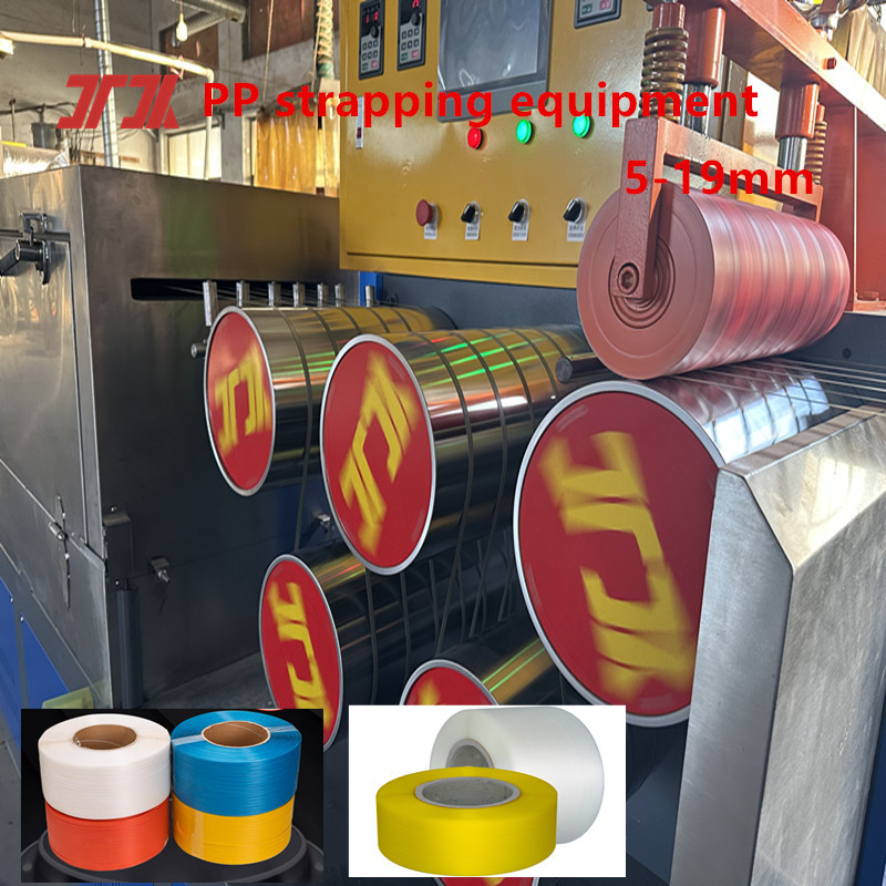5-19mm Automatic (6 Lines) PP Strapping Band Making Machine with No-Stop Changer