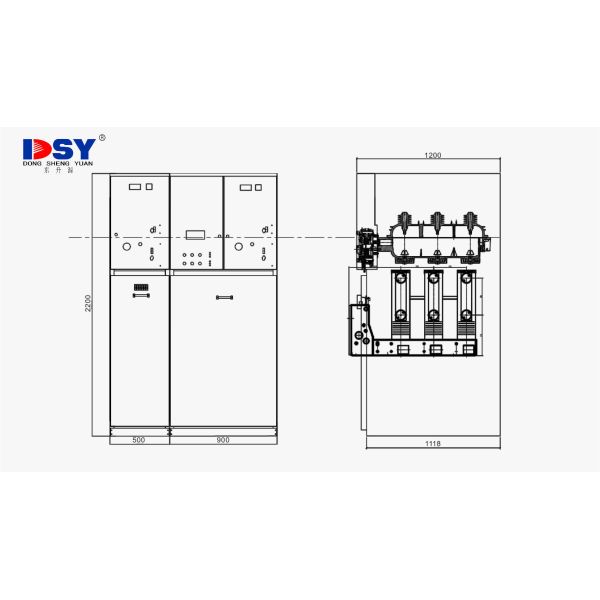 Customized 10kV High Voltage Load Break Switch For Ring Main Unit