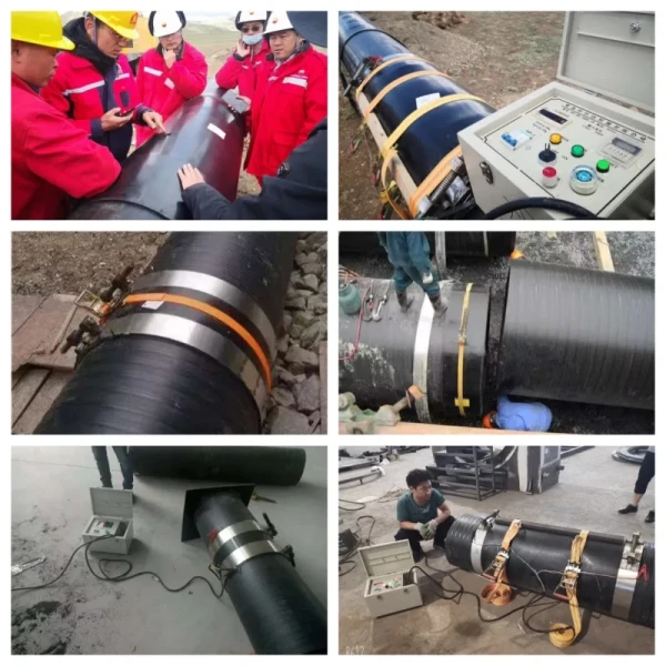 Electrofusion Tape Belt Welding For Connection Of PE Structural Wall Pipe