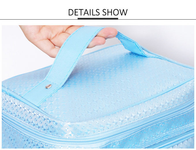 Multi-Functional Cylinder Bucket Makeup Bag Women with Handle