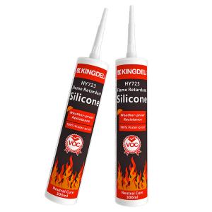 Wholesale Flame Retardant Glass Neutral Silicone Sealant For Roof 300ml from china suppliers