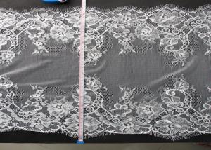 Wholesale Fashion White Dress Eyelash Lace Trim With 43cm Width CY-HB3211 from china suppliers