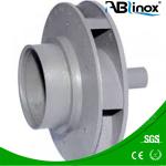 Lost Wax Steel Precision Investment Casting Thin Impeller Water Pump Parts