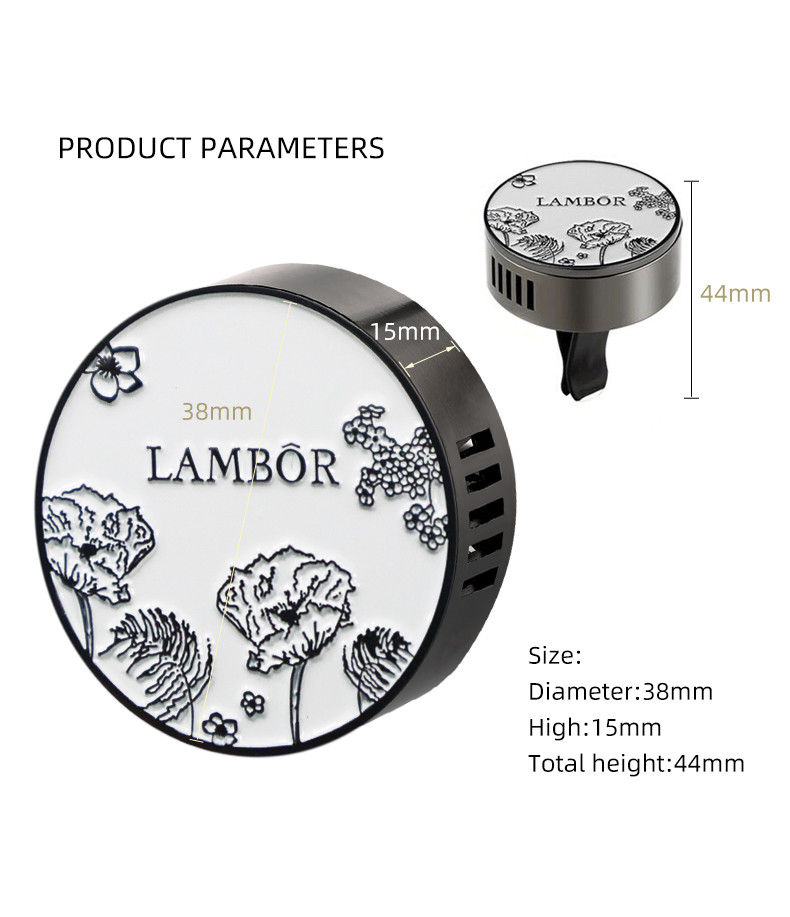 Zinc Alloy Car Perfume Air Fresheners Creative Decoration Car Aromatherapy