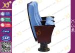 Comfortable Steel Legs Floor Mounted Church Seating Chairs , ISO9001