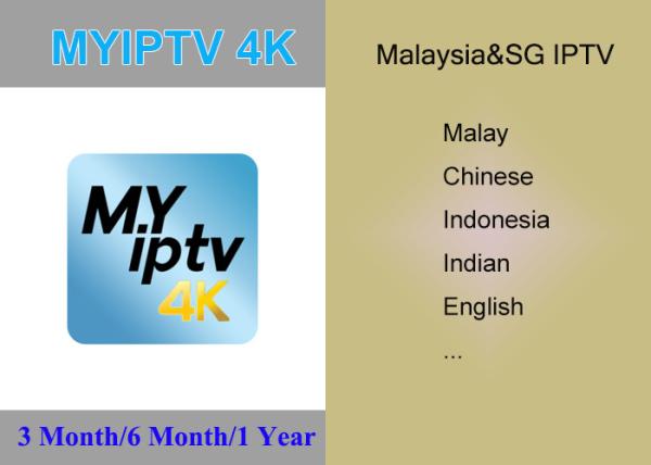 Malaysia Singapore IPTV MYIPTV APK for Malay , Chinese, Indonesia, Indian, and