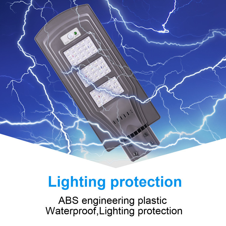 ABS Solar Power Aio Solar Street Light Ip65 Waterproof LED Chips