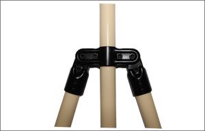 Wholesale Stamping Metal Pipe Connectors / Pipe Metal Joints For Storage Shelves from china suppliers