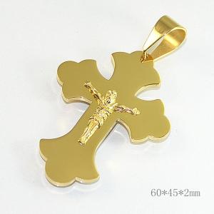 Wholesale Fashion Stainless Steel Jesus Gothic Christian Worship Favorite Necklace Pendant LPJ104 from china suppliers