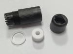 Black White Silicone PA66 RJ45 Female Connector Parts
