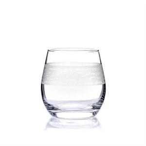 Wholesale Customized LOGO New fashion Wine glass gift with gold and silver printing from china suppliers