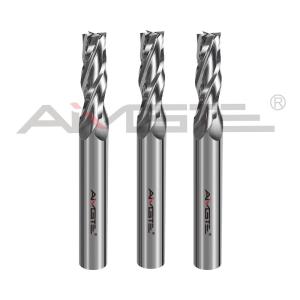 Wholesale 4 Flutes Carbide End Mill Polished Square Cutting End Mill Uncoated For Aluminium from china suppliers