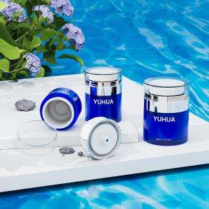Wholesale Luxury Pcr 15g 30g 50g Airless Pump Plastic Jar Vacuum Design With Press Pump from china suppliers