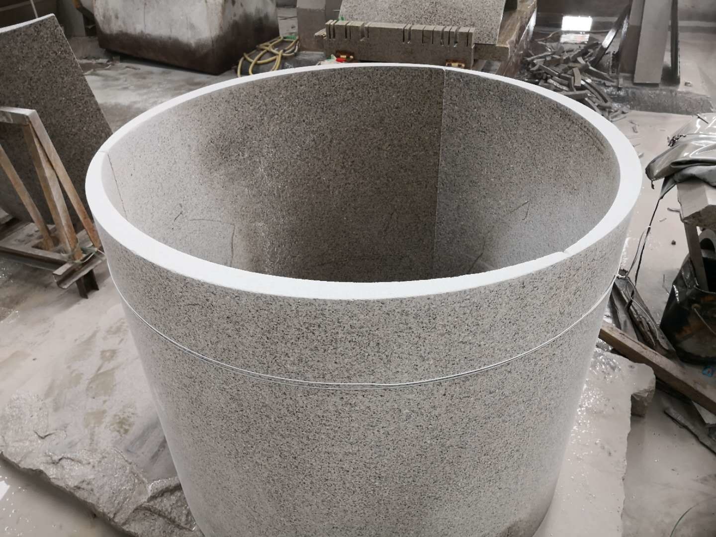 High Efficiency Four-Cylinder Gantry Stone Cutting Machine For Column Slab