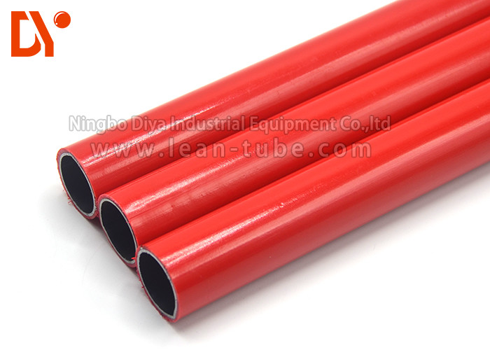 Rust Proof Plastic Coated Steel Tube Round Shape Flexible Structure For Office Table