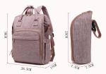 ISO9001 Pink Oxford Cloth Large Capacity Mommy Nappy Bag Backpack