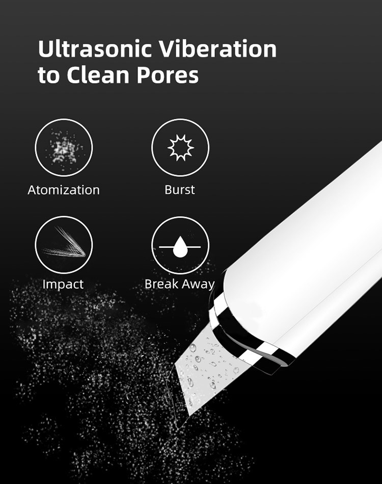 Justtide Dermabrasion Misty Spray Ultrasonic Skin Scrubber