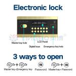 Double Door 46kg Luxury Electronic Safe Box for office security YB/N7-80D
