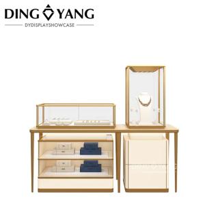 Wholesale Modern Lockable New Lighting Gold Jewellery Showcase Jewellery Furniture Showcases from china suppliers