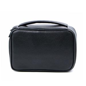 Wholesale New Design Pure Color Waterproof PU Leather Makeup Wash Bag Fashion from china suppliers