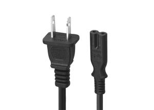 Wholesale Flexible USA America 2 Prong Female Power Cord 15A 125V UL Listed OEM Service from china suppliers