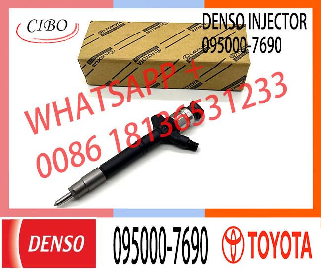 injector nozzle 23670-0R050 23670-09270 injector for Toyota 1AD-FTV 2AD-FTV common rail injector 095000-6680 095000-7690