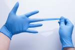 Hypoallergenic Powder Free Blue Nitrile Disposable Gloves Non - Sterile