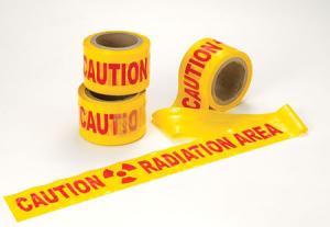 Wholesale Caution Radioactive Material Tape / Radioactive Warning Tape Safety Yellow from china suppliers