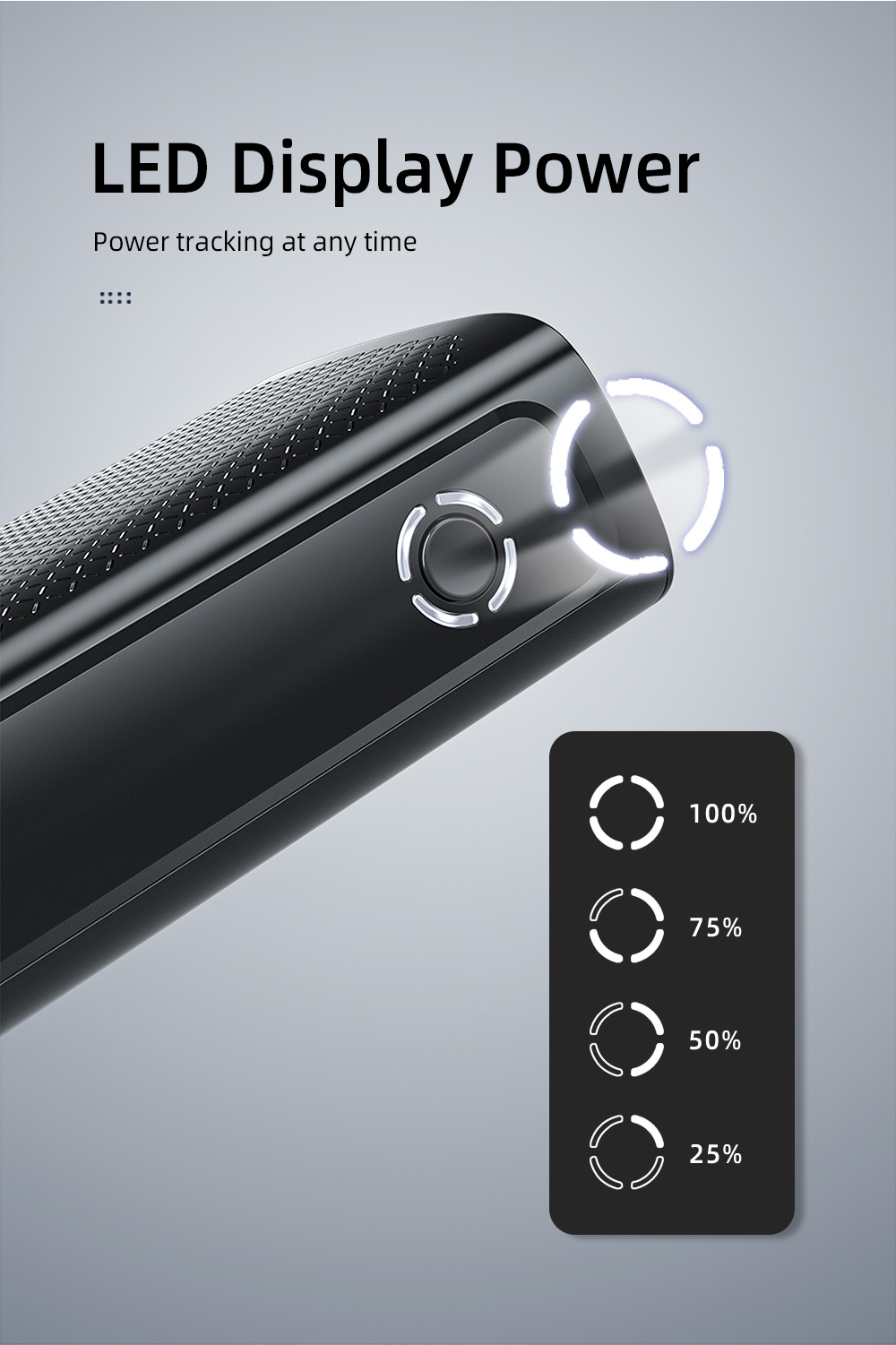 Portable 30000 MAh Power Banks Supporting 22.5W Fast Charging 3 Input Output
