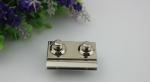 Hot Sale Durable Nickel Color Metal Press Lock Clasp Purse Closure Squeeze Turn
