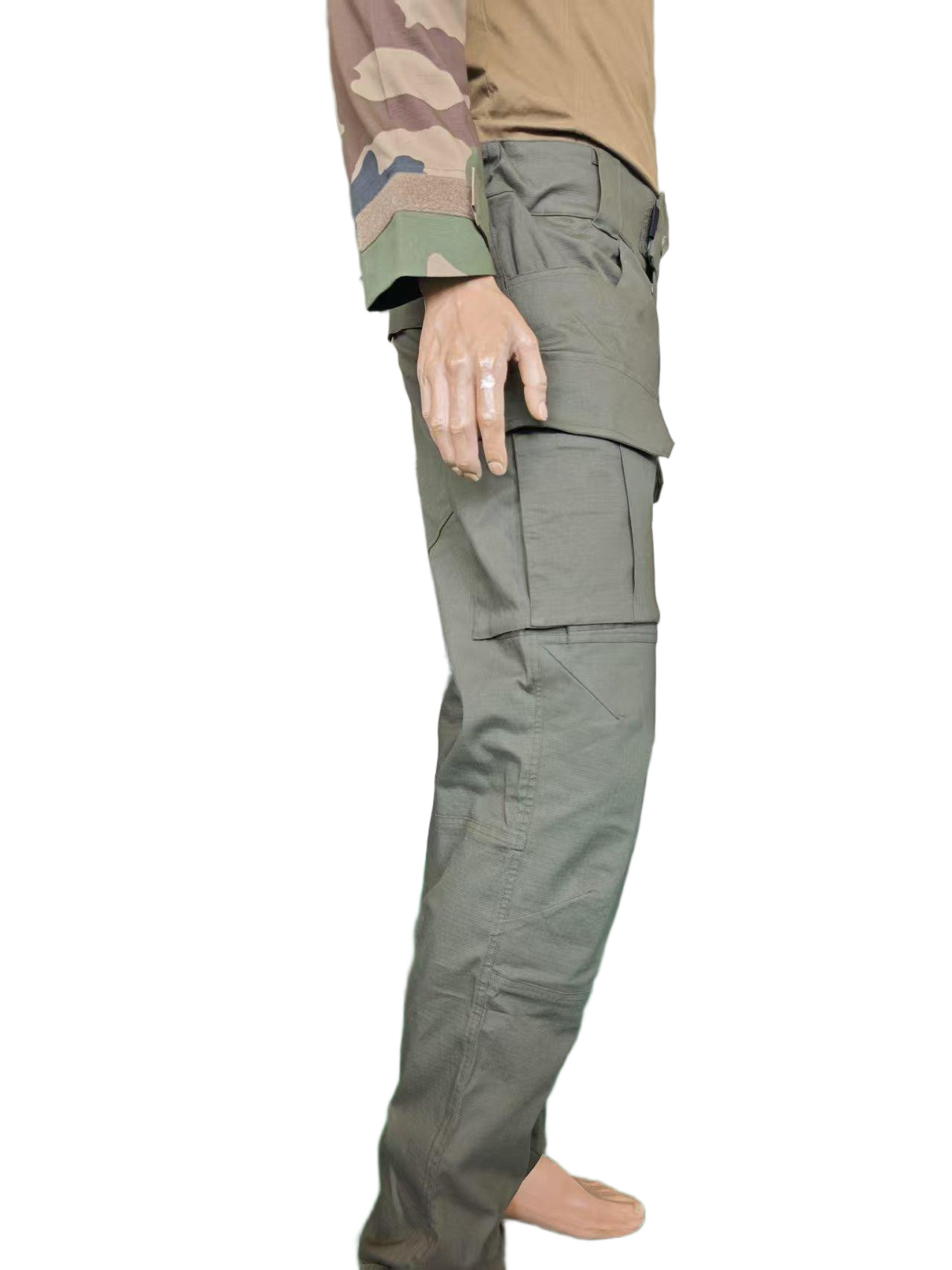 Semi Placket Camouflage Tactical Training Suit Frog Jacket Battle Trousers Quick Dry Camouflage Combat Shirt Tactical Clothing Ripstop Uniform