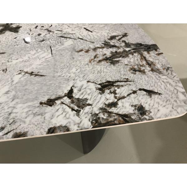 Luxury home furniture dining room design marble top dining table set with 6 8 10 seaters