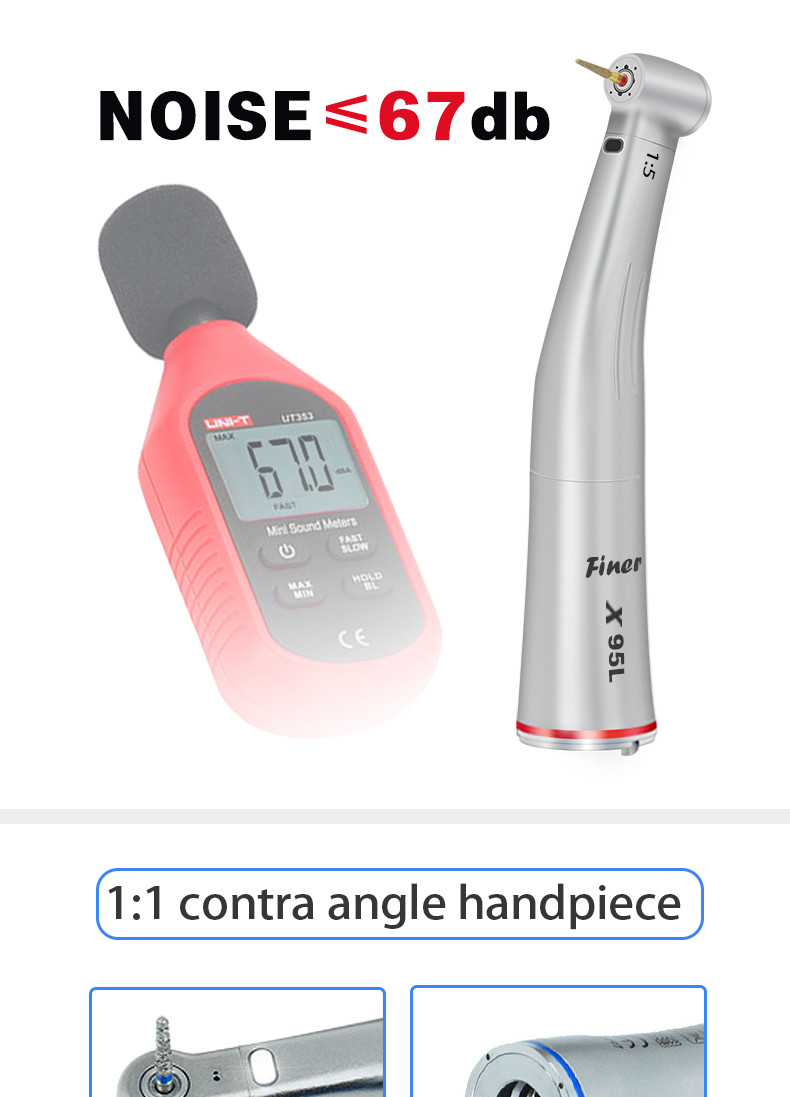 Portable LED Electric Handpiece Motor , Multifunctional Micro Motor Brushless