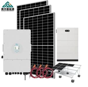 Wholesale Industrial Residential Hybrid Rooftop Solar System For 24h Work Time from china suppliers