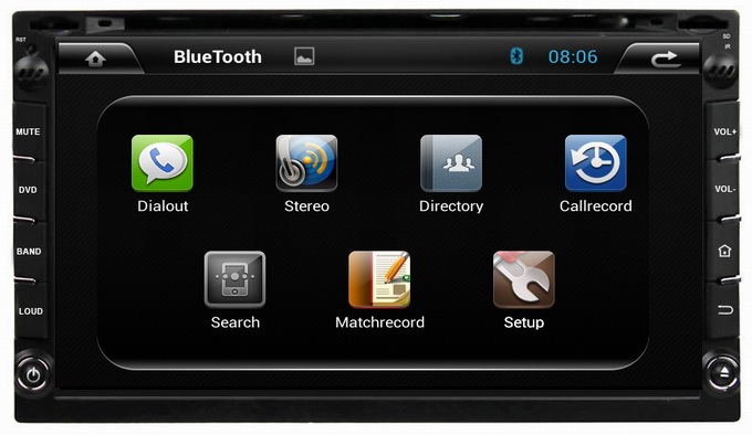 Ouchuangbo Android 4.2 GPS Navigation Audio 3G Wifi Bluetooth TV Universal Car DVD OCB-6259C