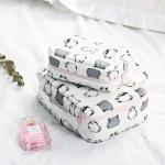 Cartoon Ladies Polyester Cosmetic Bag For Travel