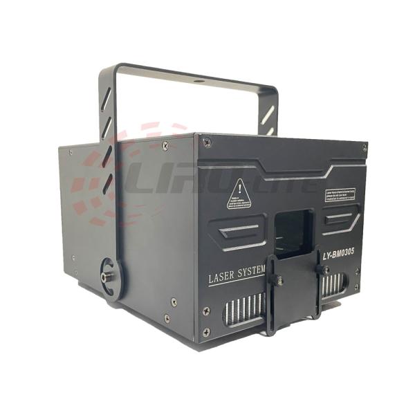 1.5W RGB Animation Laser Light 3D Laser Projector 30 Kpps For Dj Disco Lazer