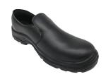 Classic Design Casual Safety Shoes , Ladies Black Work Shoes Size Customized