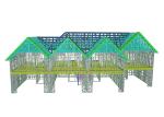 2 Storey Prefabricated Apartment Buildings With Light Steel Frame House In The