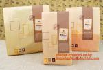 Professional Food Safe Opp Clear Window Paper Bags Offset Printing, OEM Block
