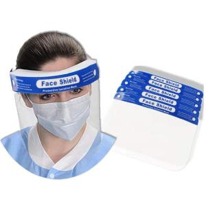 Wholesale Wholesale Plastic PET Production Face Mask Against Virus Clear Face Shield from china suppliers