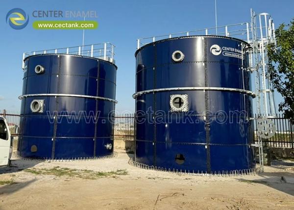 Gas / liquid impermeable Glass Fused Steel Tanks For Municipal Potable Water