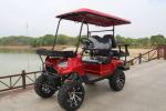Electric Golf Cart With 4 Seaters And Front Rack 48V/4000W,150A Lithium Battery