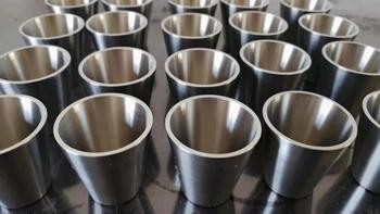 Custom large diameter zirconium crucible